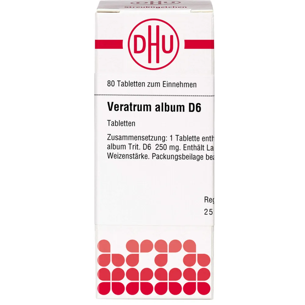 Veratrum Album D 6 Tabletten 80 St