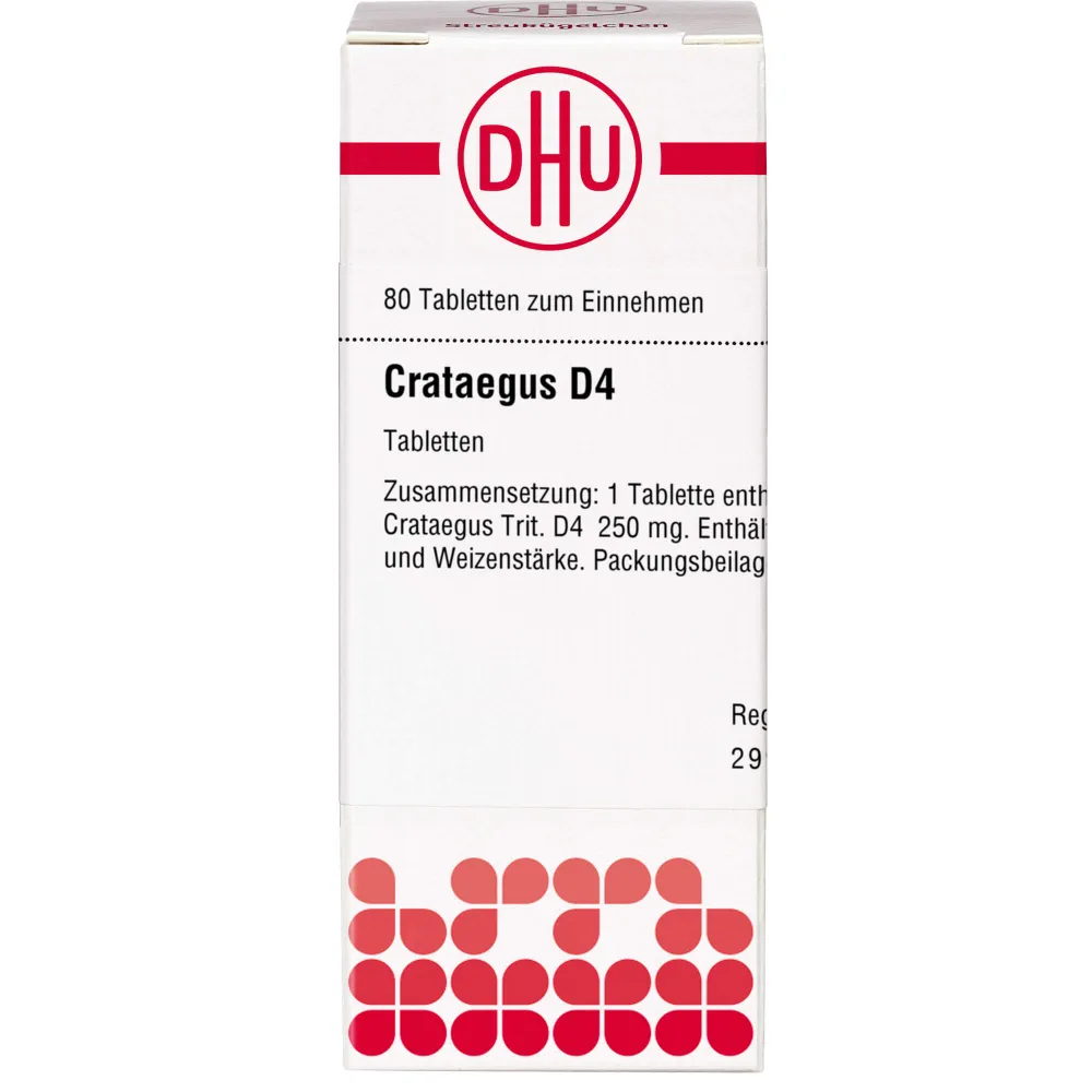 Crataegus D 4 Tabletten 80 St