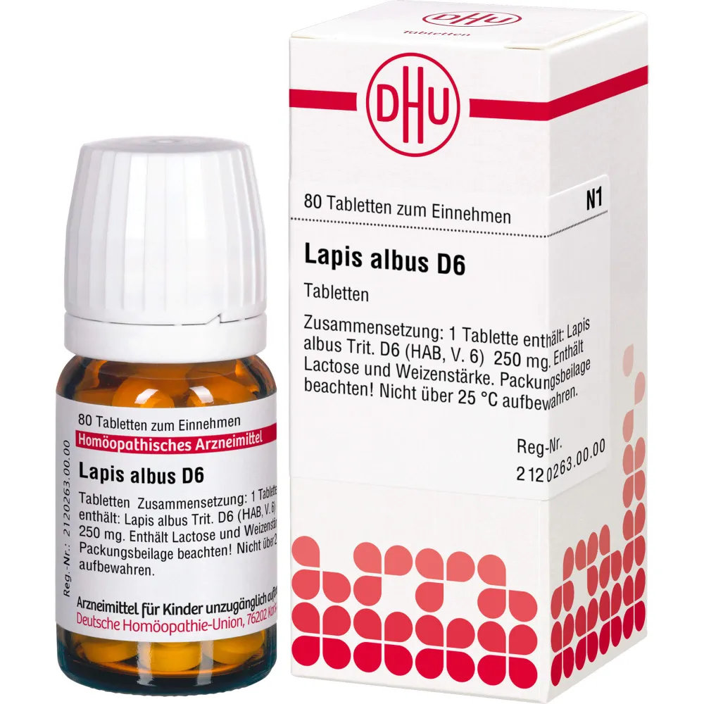 Lapis Albus D 6 Tabletten 80 St