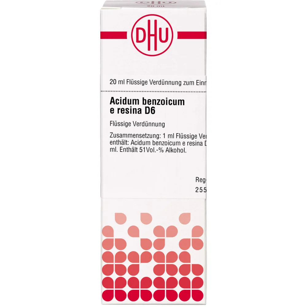 Acidum Benzoicum E Resina D 6 Dilution 20 ml