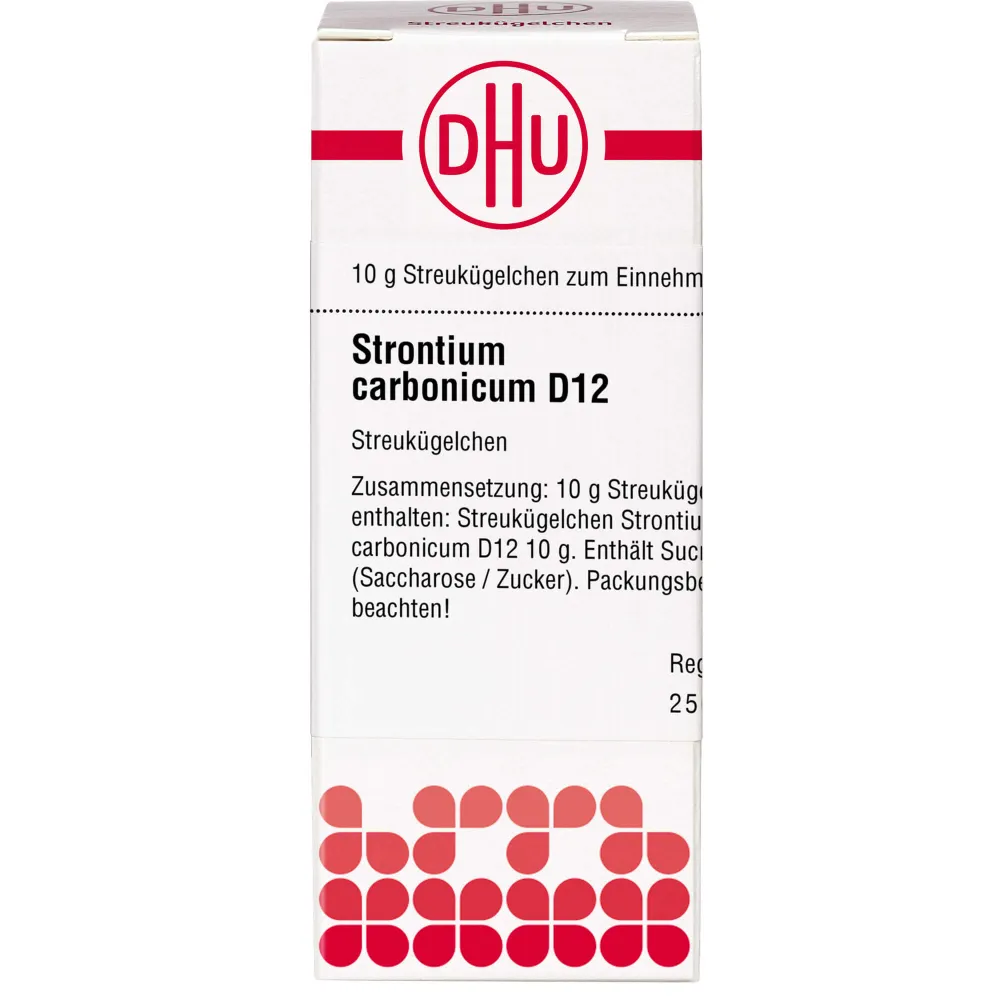 Strontium Carbonicum D 12 Globuli 10 g
