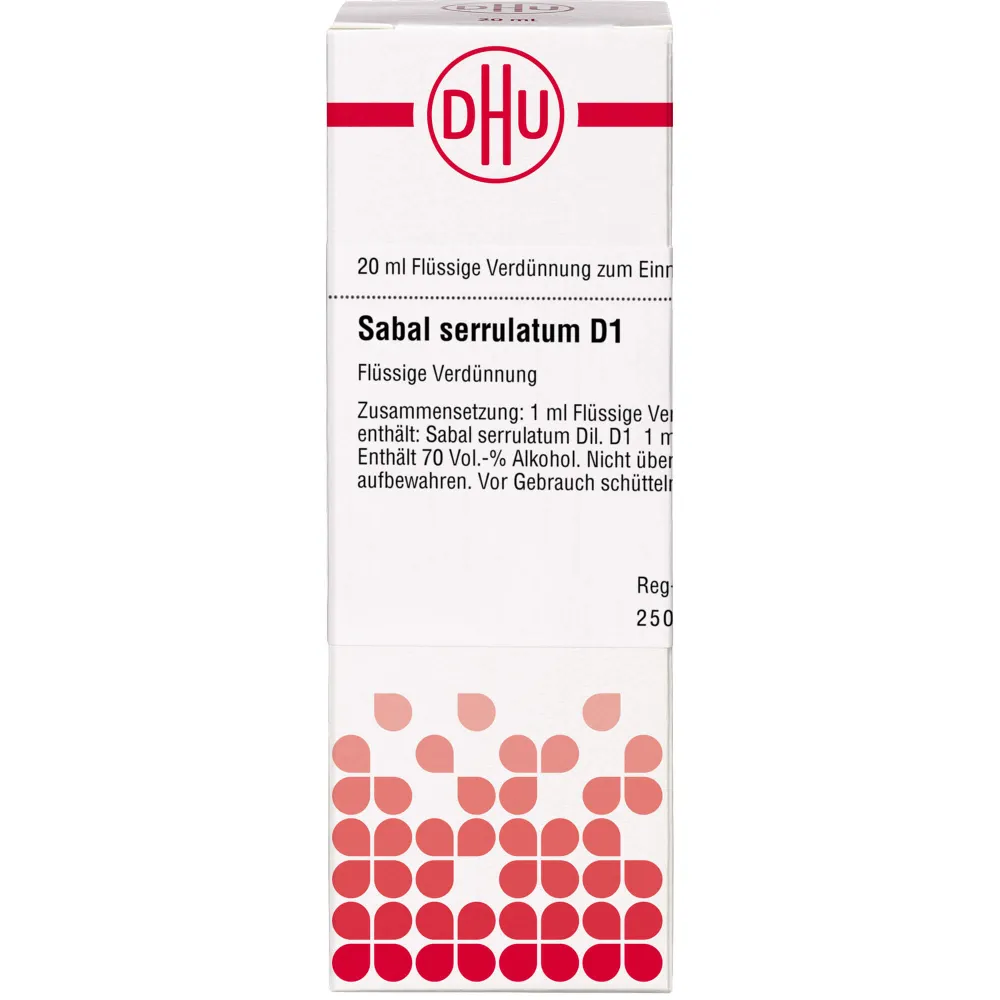 Sabal Serrulatum D 1 Dilution 20 ml