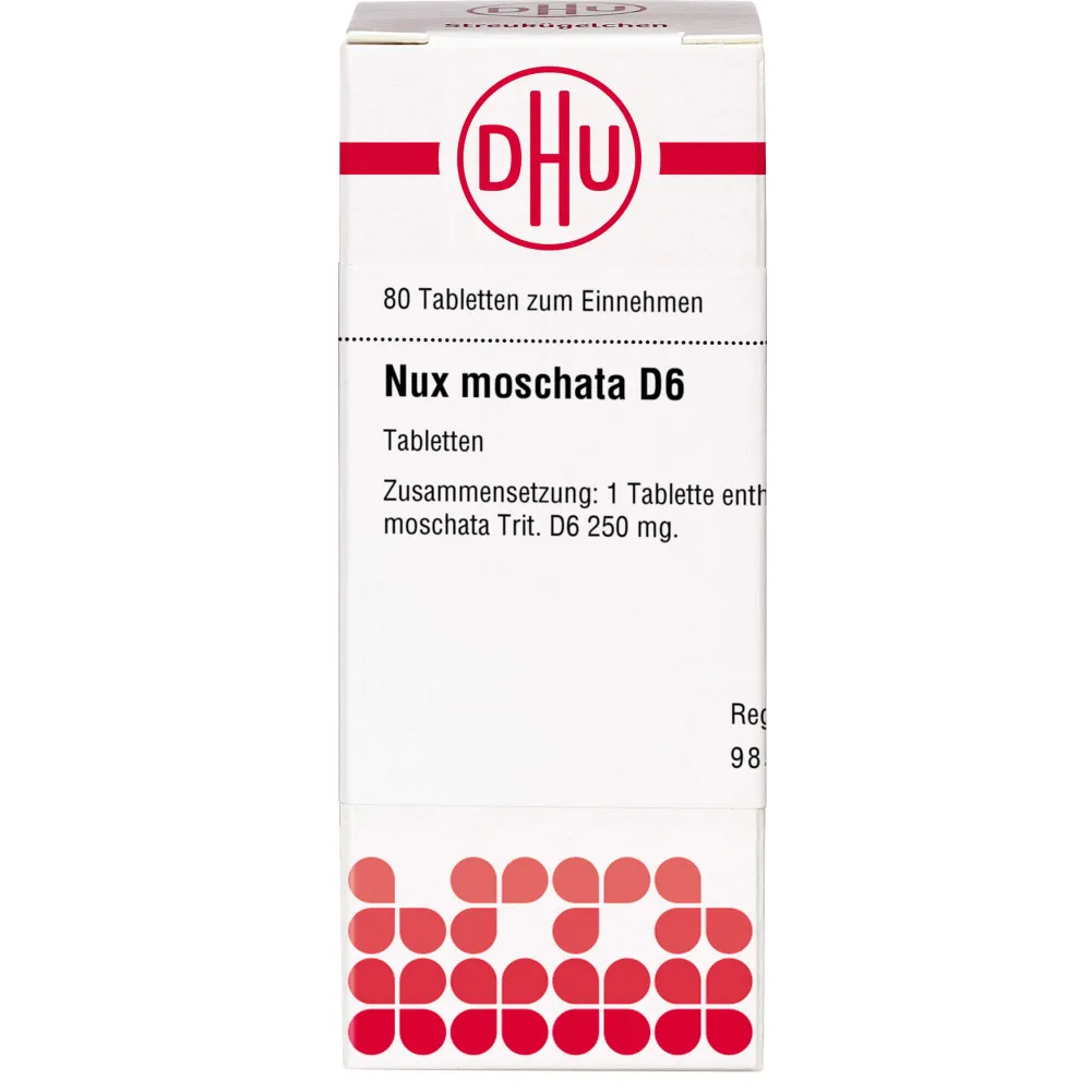 Nux Moschata D 6 Tabletten 80 St