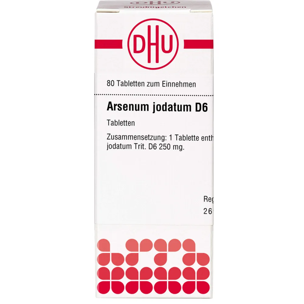 Arsenum Jodatum D 6 Tabletten 80 St