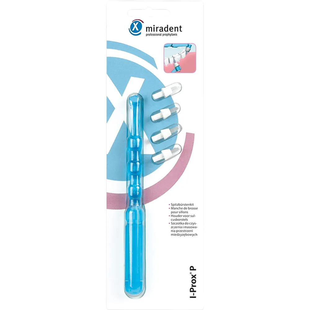 Miradent Spitzbürsten-Kit I-Prox P tra.blau 1H.4B. 1 St