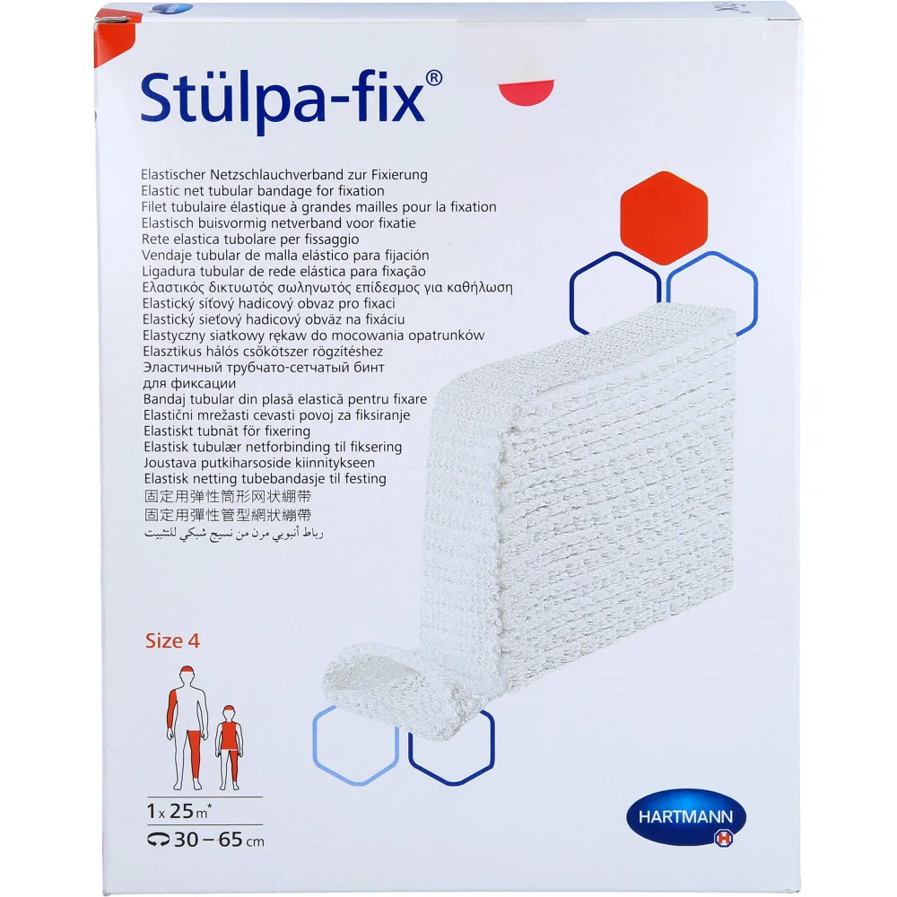 Stülpa Fix Gr.4 Bein/Fuß/Kdr.Rumpf 25 m Netzschl. 1 St