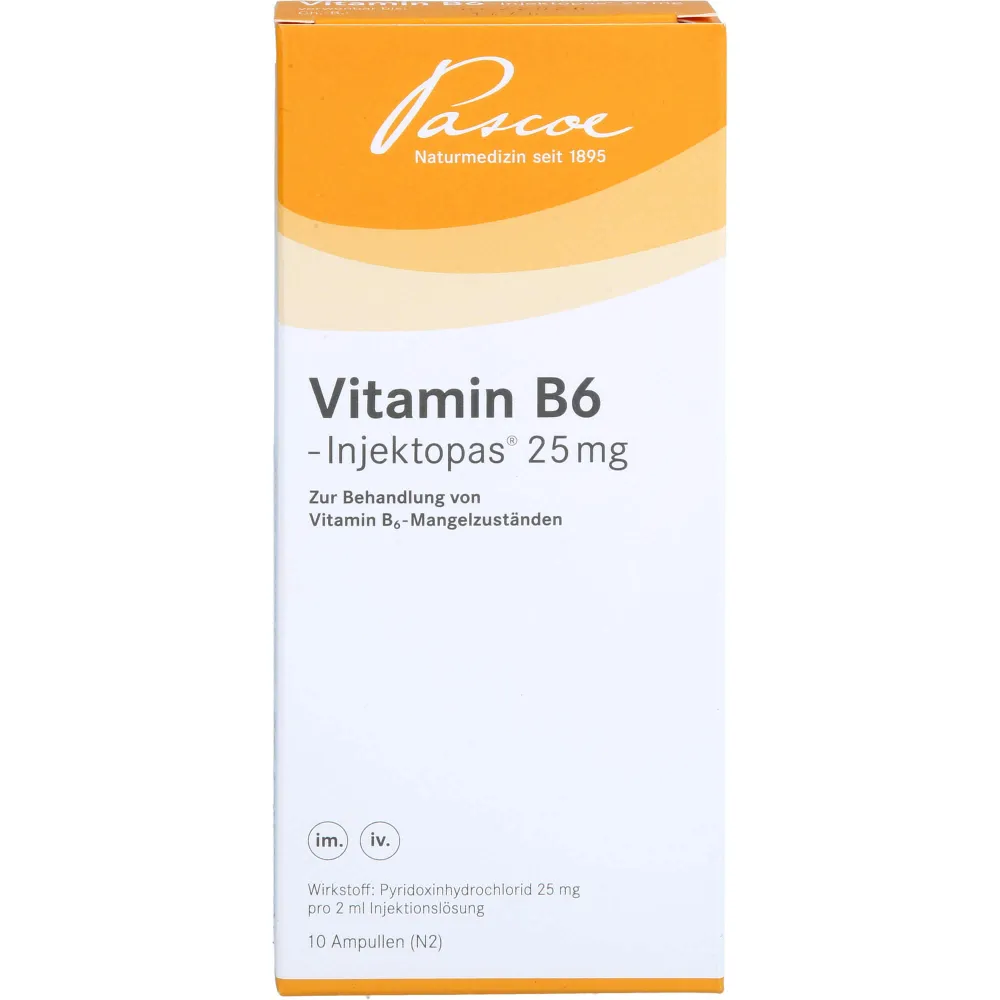 Vitamin B6-Injektopas 25 mg Injektionslösung 20 ml