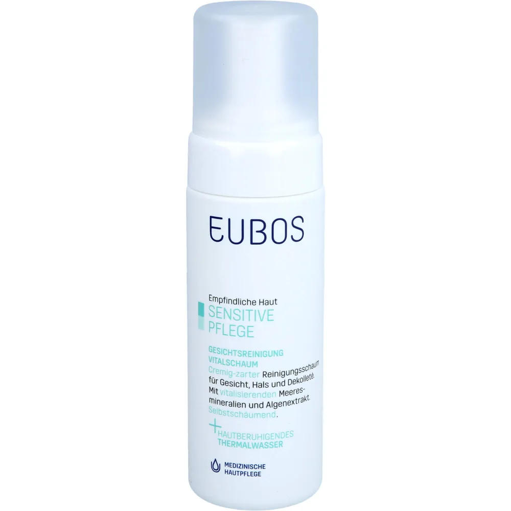 Eubos Sensitive Pflege Vitalschaum Gesichtsreinig. 150 ml