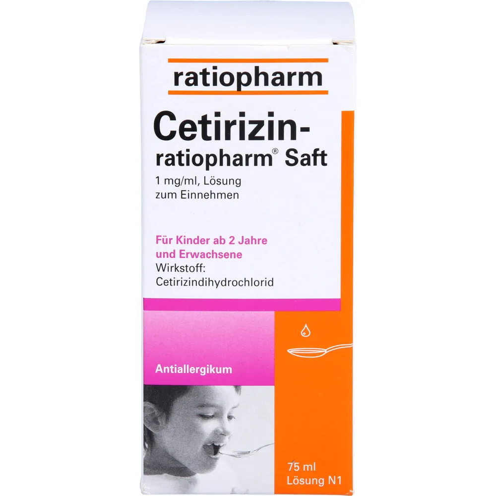 Cetirizin-ratiopharm Saft 75 ml