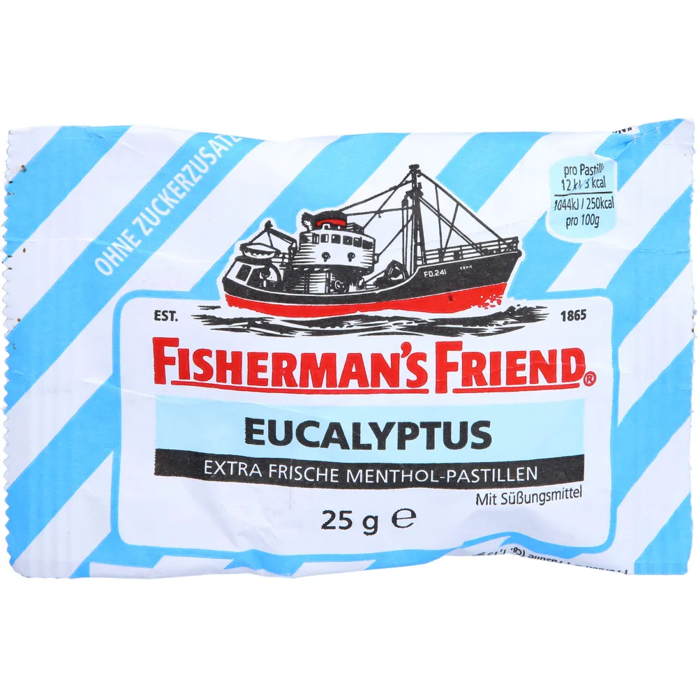 Fishermans Friend Eucalyptus ohne Zucker Pastillen 25 g