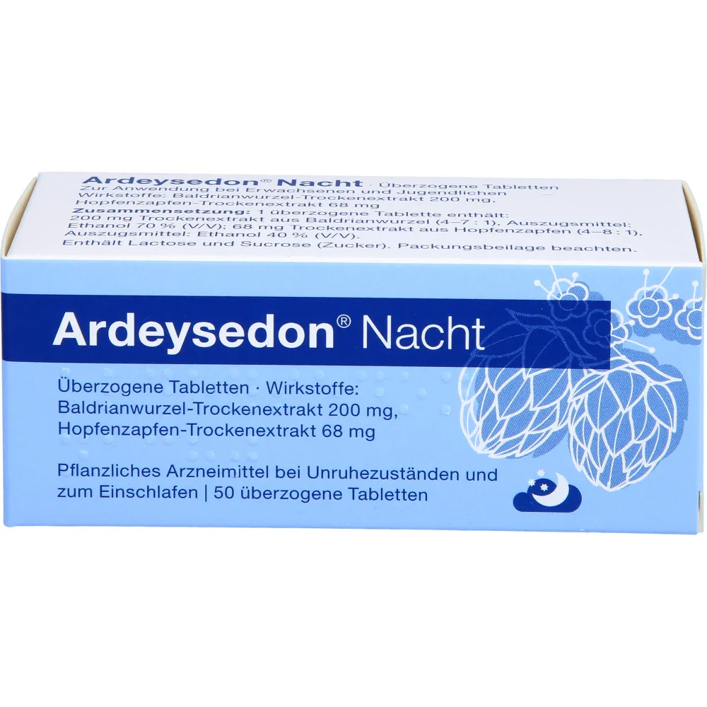 Ardeysedon Nacht überzogene Tabletten 50 St