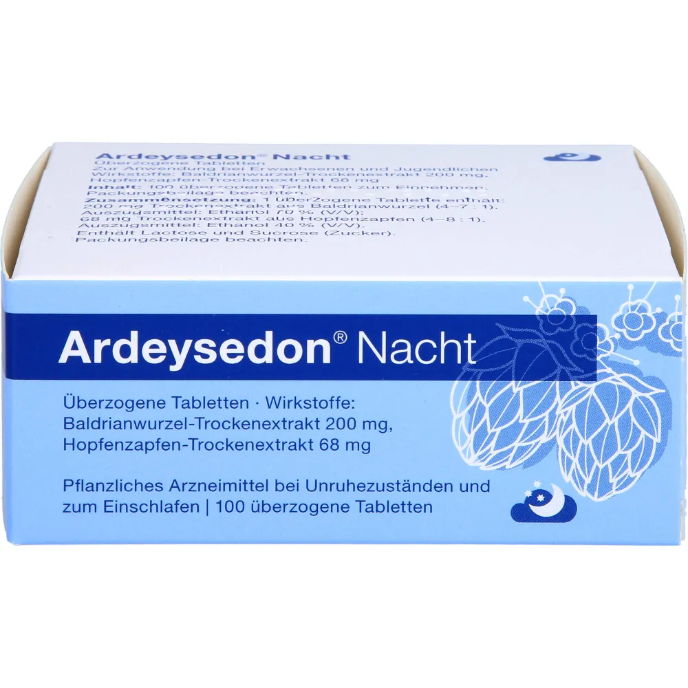 Ardeysedon Nacht überzogene Tabletten 100 St