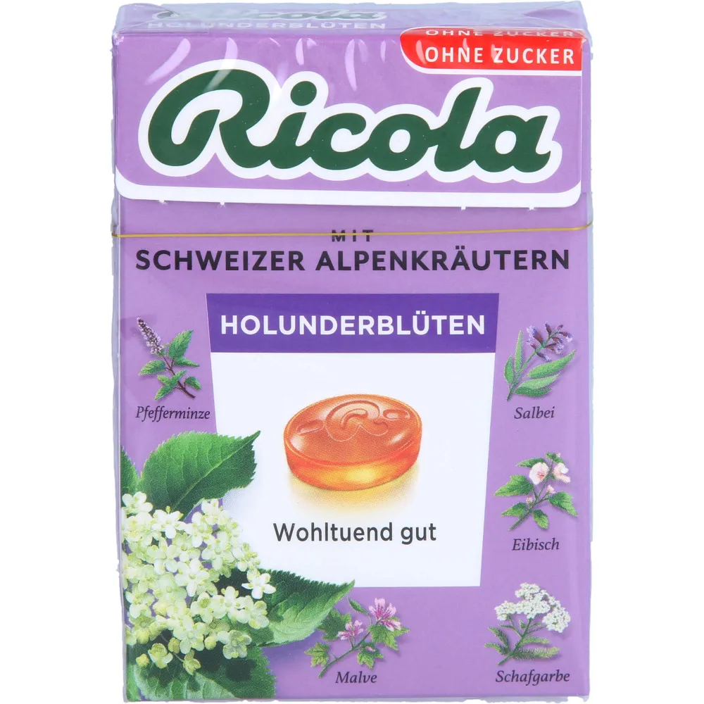 Ricola o.Z.Box Holunderblüten Bonbons 50 g