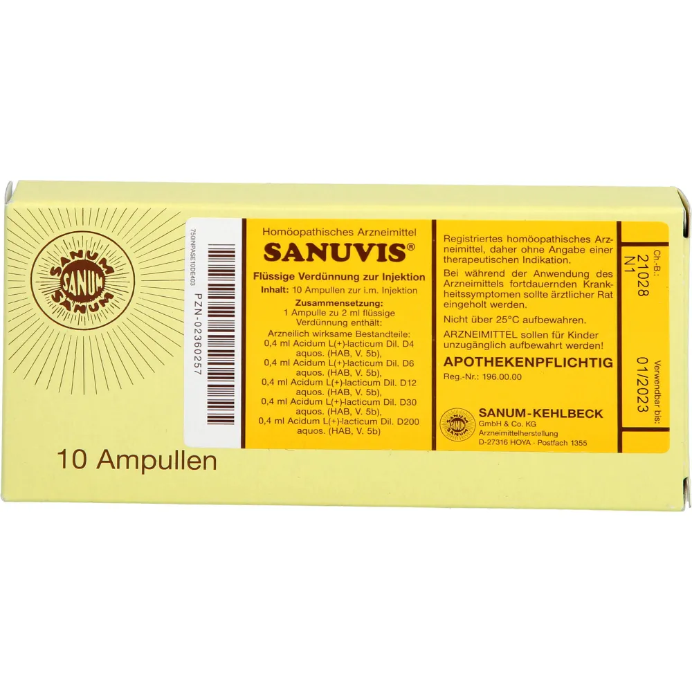 Sanuvis Injektion Ampullen 20 ml