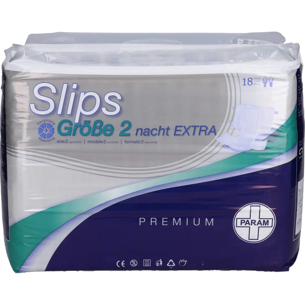 Param Slip Premium Nacht extra Gr.2 18 St