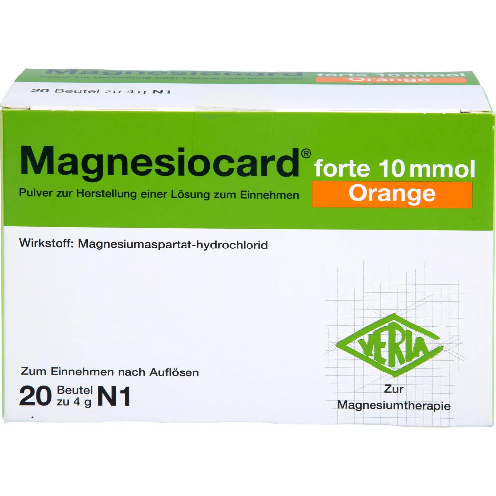 Magnesiocard forte 10 mmol Orange Plv.z.H.e.L.z.E. 20 St