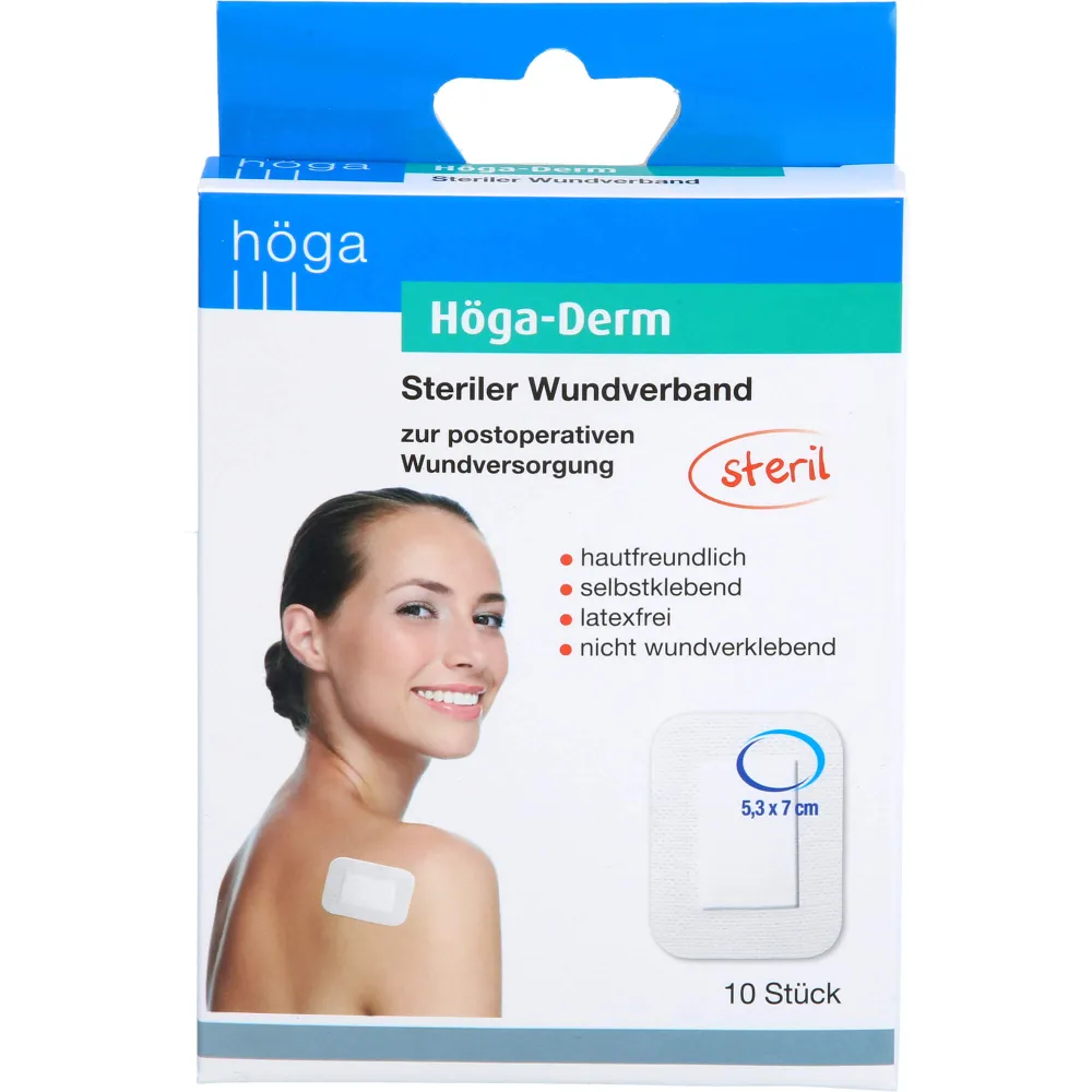Höga-Derm steriles Pflaster 53x70 mm 10 St