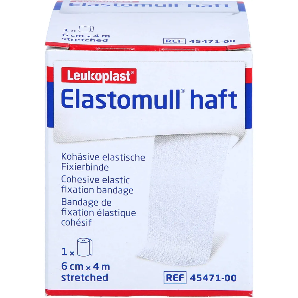 Elastomull haft 6 cmx4 m Fixierbinde 1 St