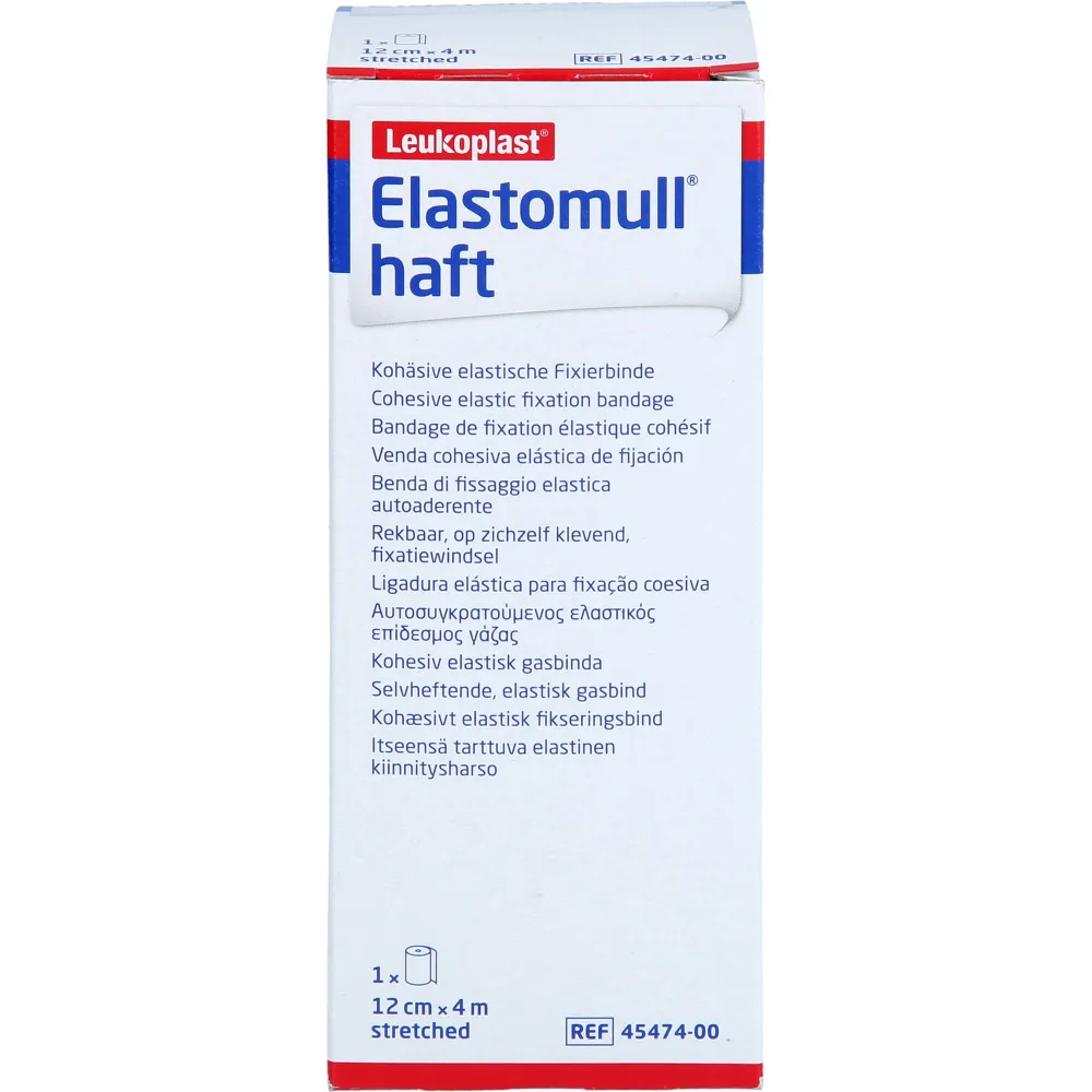 Elastomull haft 12 cmx4 m Fixierbinde 1 St