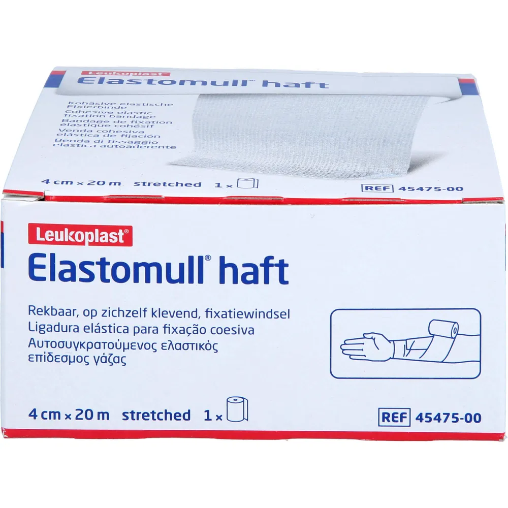 Elastomull haft 4 cmx20 m Fixierbinde 1 St