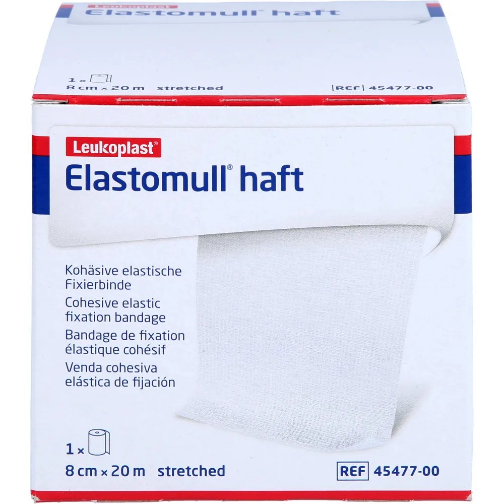 Elastomull haft 8 cmx20 m Fixierbinde 1 St
