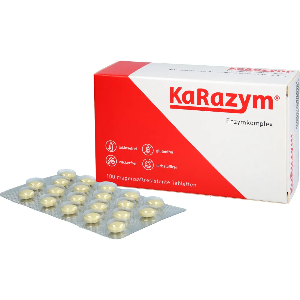 Karazym magensaftresistente Tabletten 100 St