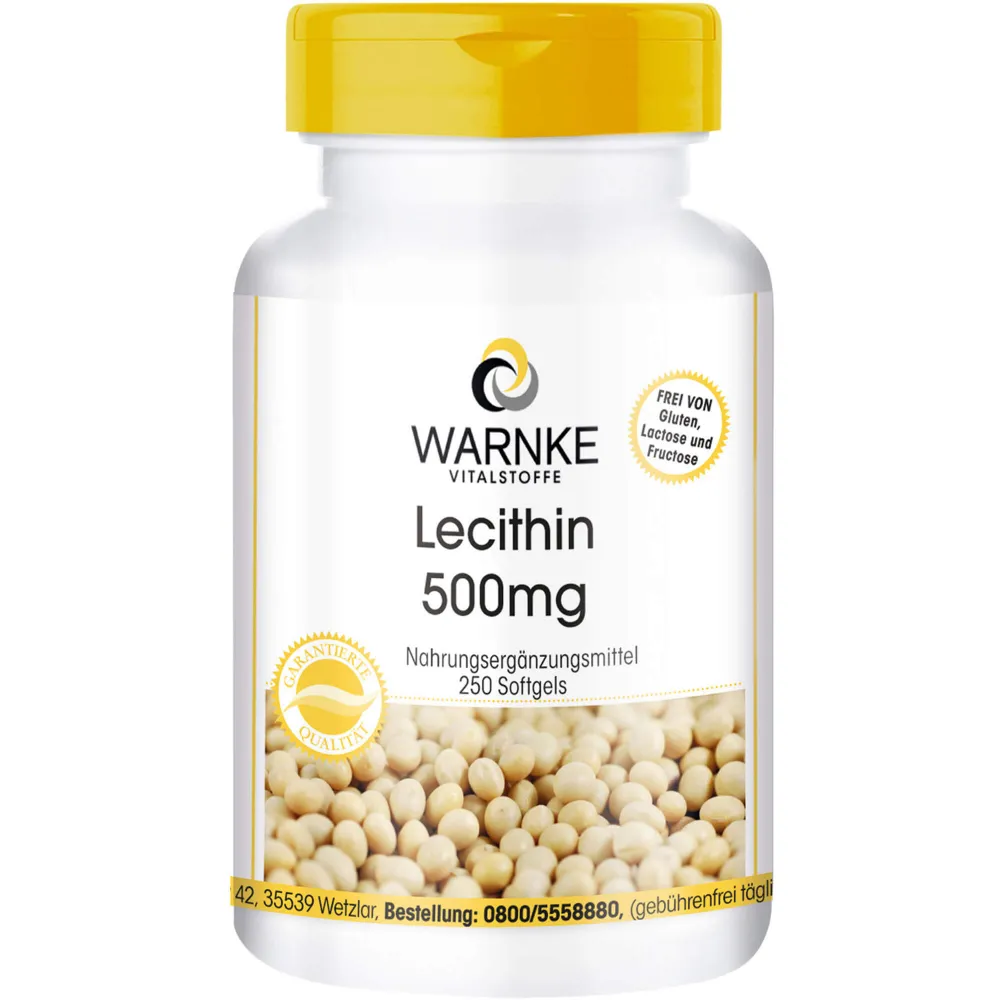 Lecithin 500 mg Kapseln 250 St