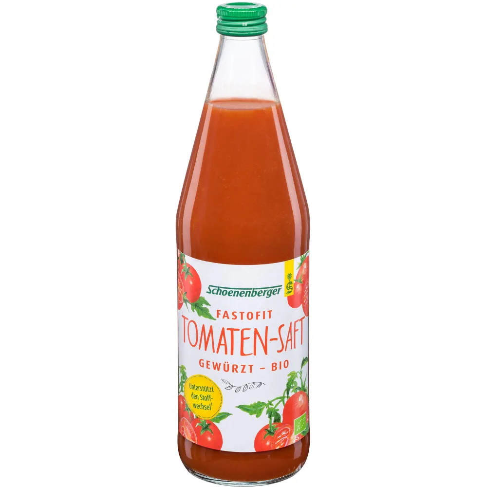 Fastofit gewürzter Tomatensaft Bio Schoenenberger 750 ml