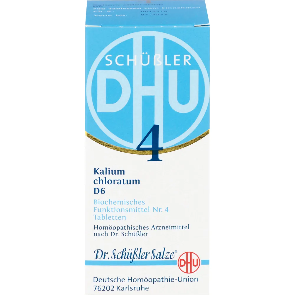 Biochemie Dhu 4 Kalium chloratum D 6 Tabletten 200 St