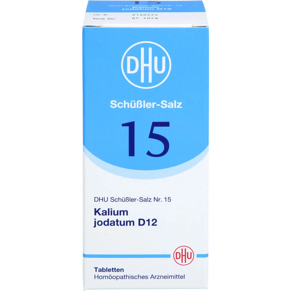 Biochemie Dhu 15 Kalium jodatum D 12 Tabletten 200 St