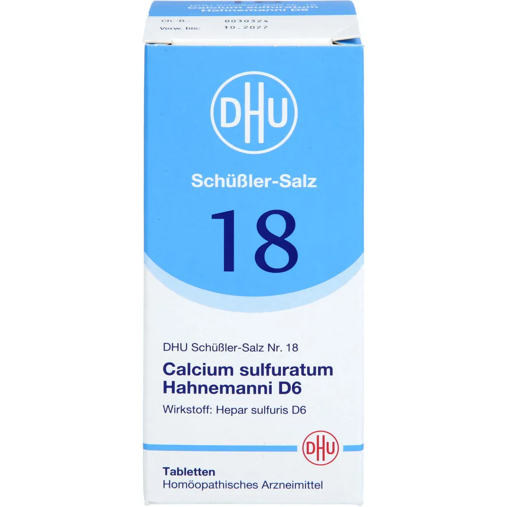 Biochemie Dhu 18 Calcium sulfuratum D 6 Tabletten 200 St