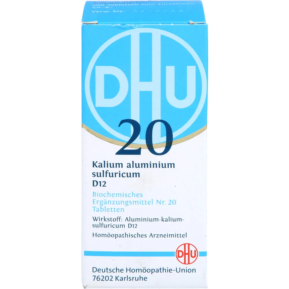 Biochemie Dhu 20 Kalium alum.sulfur.D 12 Tabletten 200 St