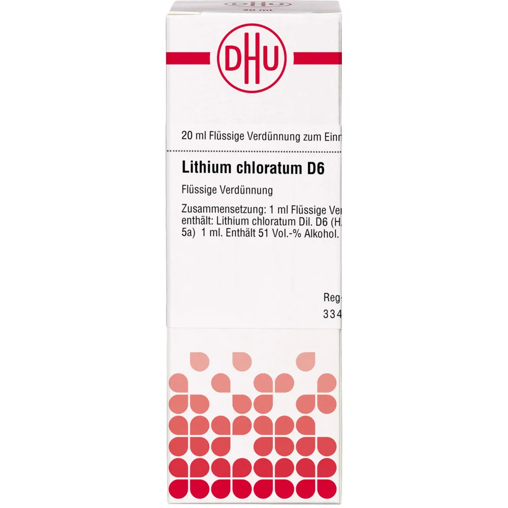 Lithium Chloratum D 6 Dilution 20 ml