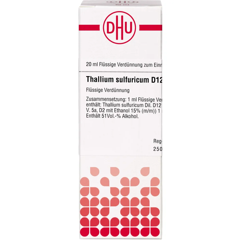 Thallium Sulfuricum D 12 Dilution 20 ml