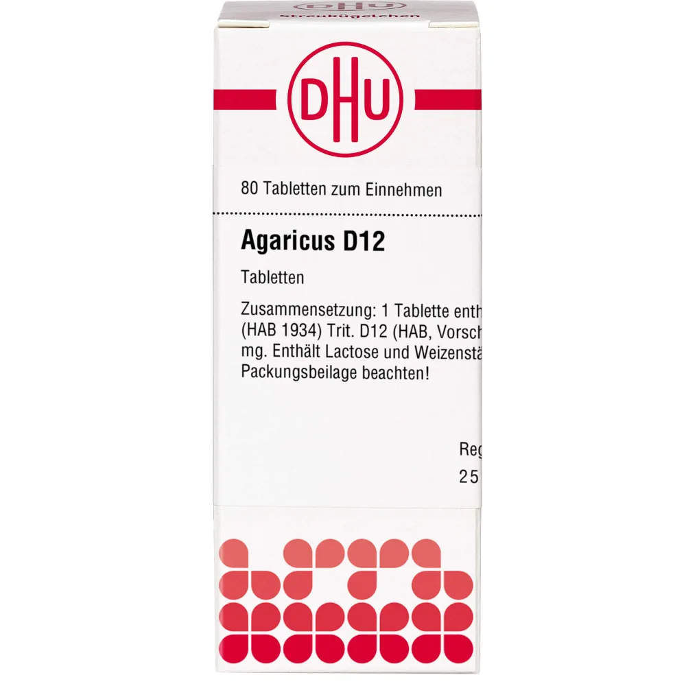 Agaricus D 12 Tabletten 80 St