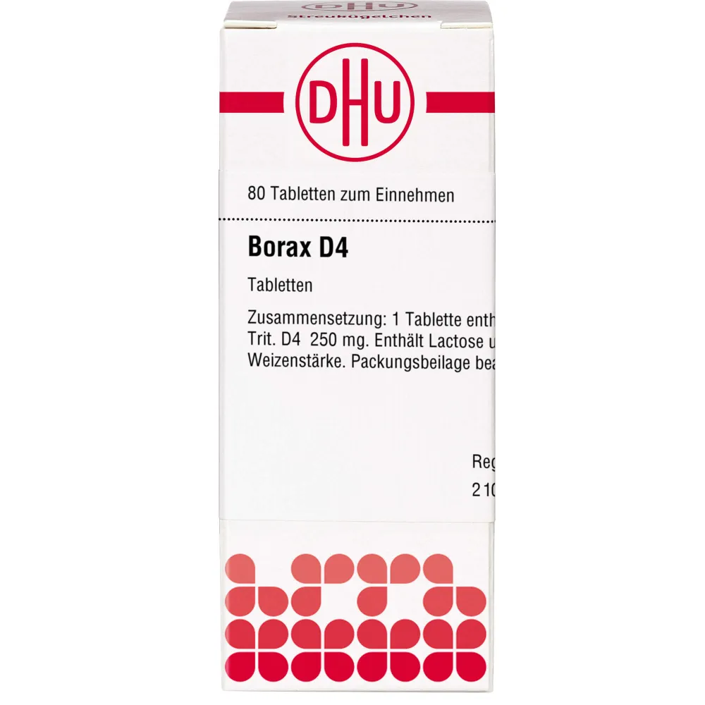 Borax D 4 Tabletten 80 St