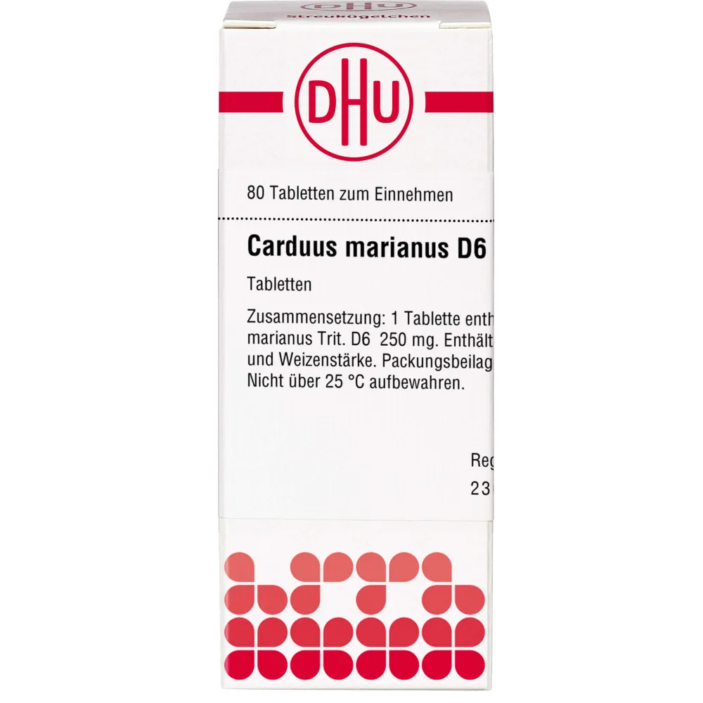 Carduus Marianus D 6 Tabletten 80 St