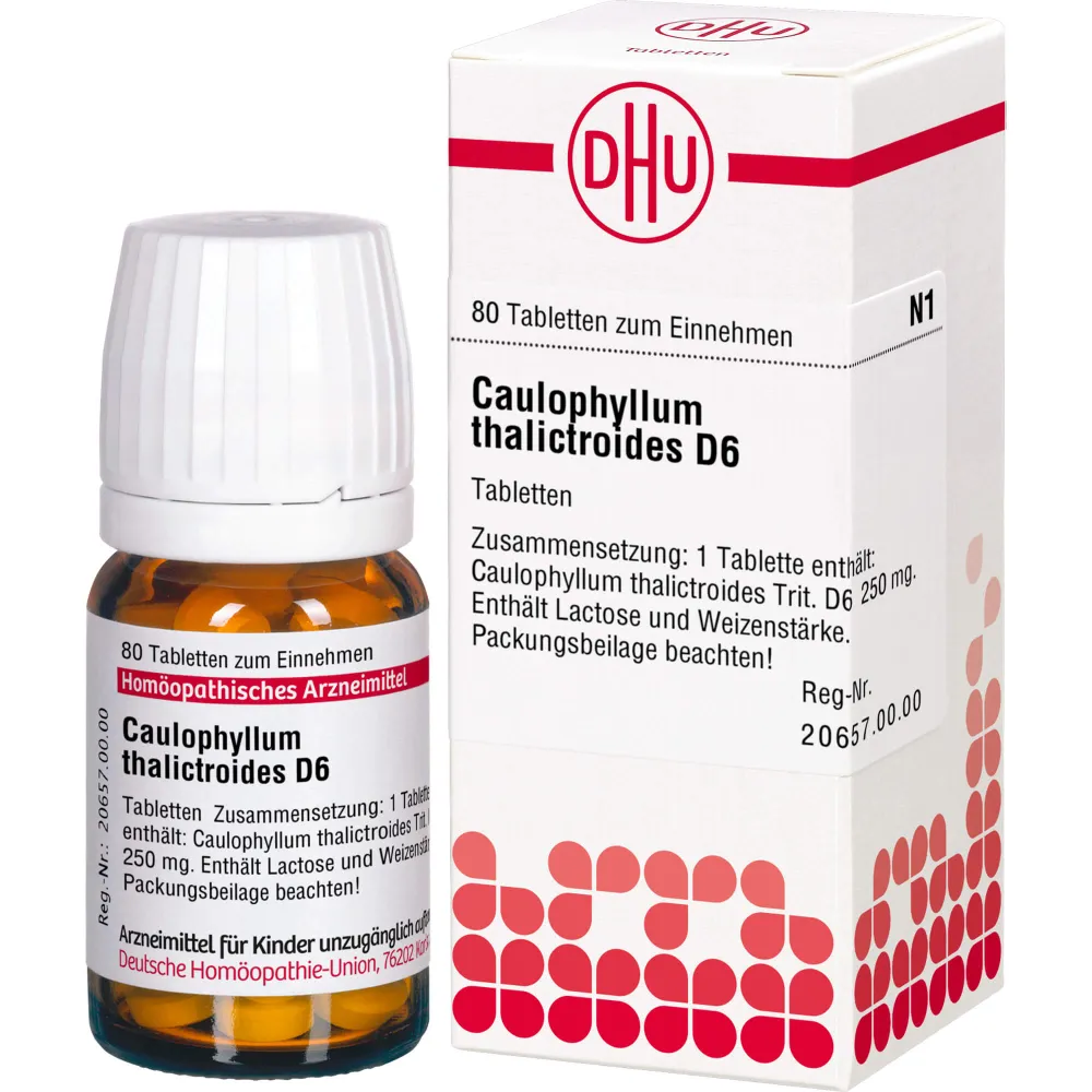 Caulophyllum Thalictroides D 6 Tabletten 80 St
