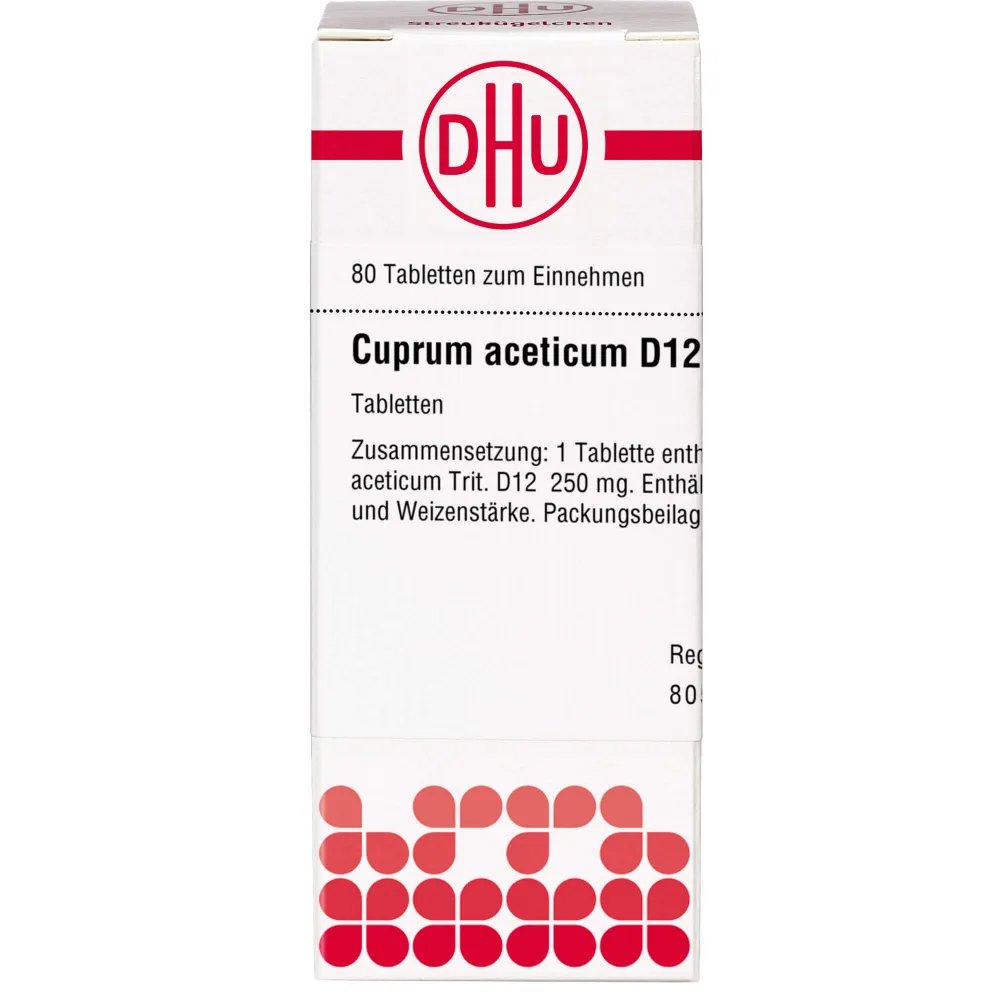 Cuprum Aceticum D 12 Tabletten 80 St