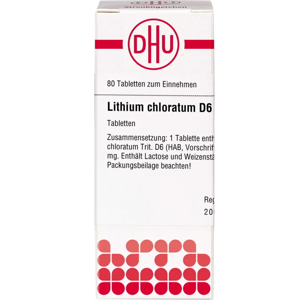 Lithium Chloratum D 6 Tabletten 80 St