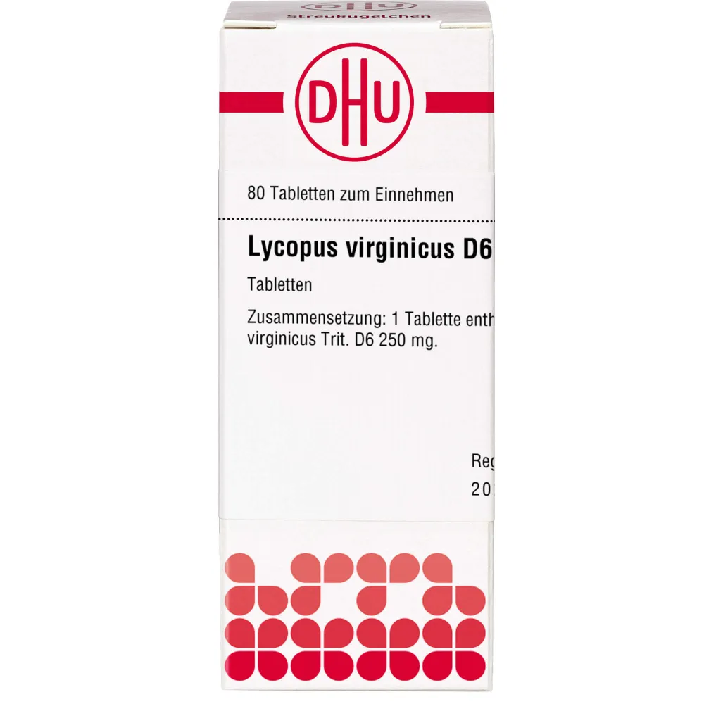 Lycopus Virginicus D 6 Tabletten 80 St