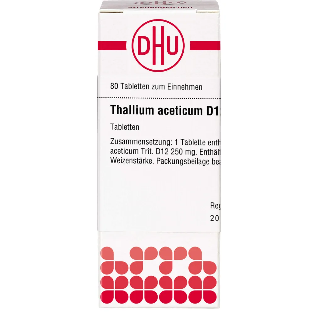 Thallium Aceticum D 12 Tabletten 80 St