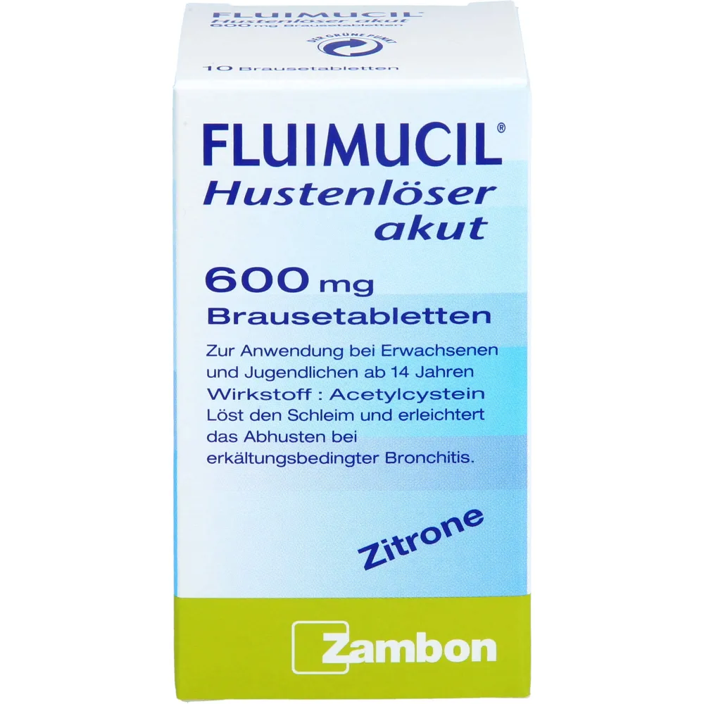 Fluimucil Hustenlöser akut 600 Brausetabletten 10 St