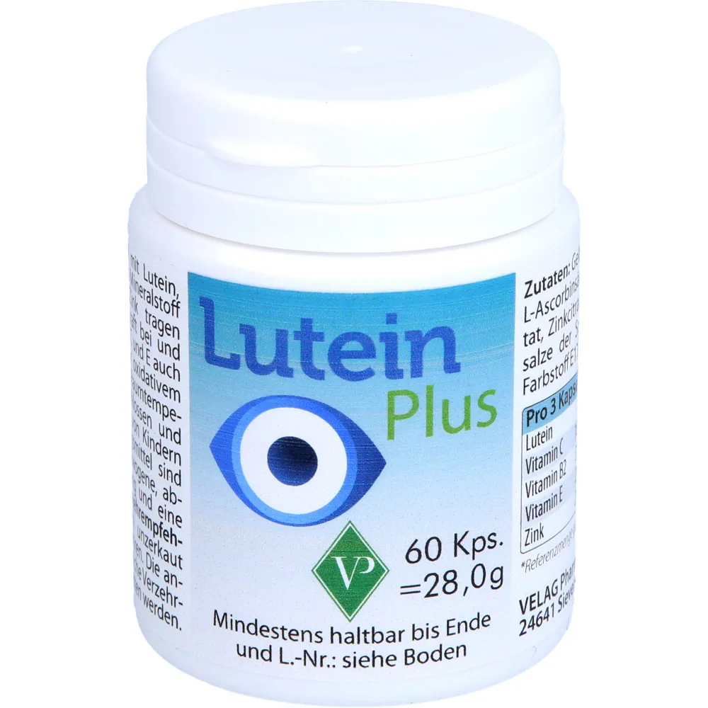 Lutein 6 mg plus Kapseln 60 St