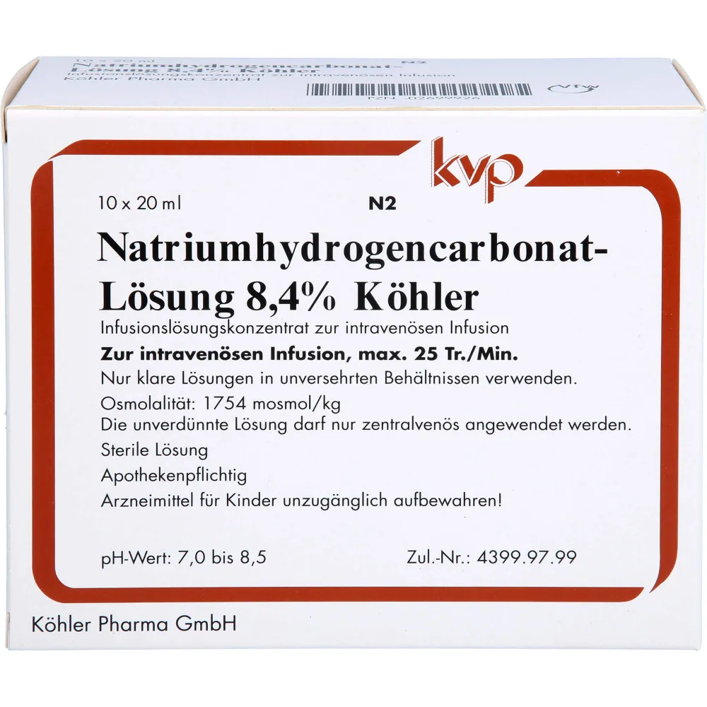 Natriumhydrogencarbonat-Lösung 8,4% Köhler 200 ml