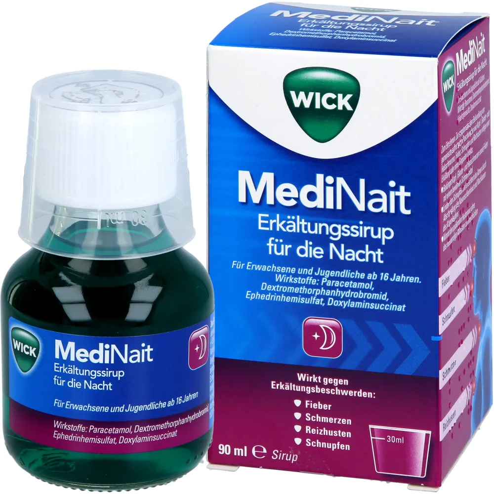 Wick MediNait Erkältungssirup für die Nacht 90 ml