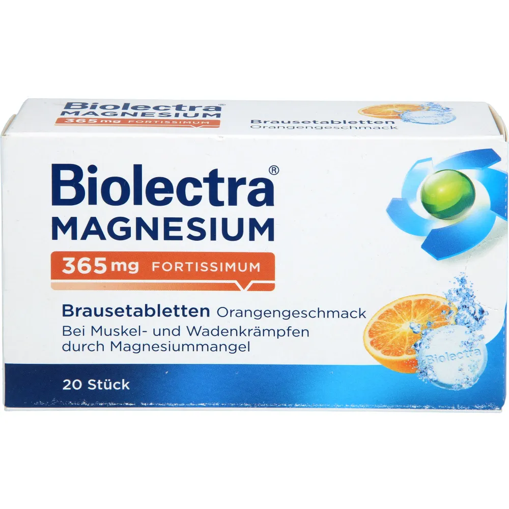 Biolectra Magnesium 365 mg fortissimum Orange 20 St