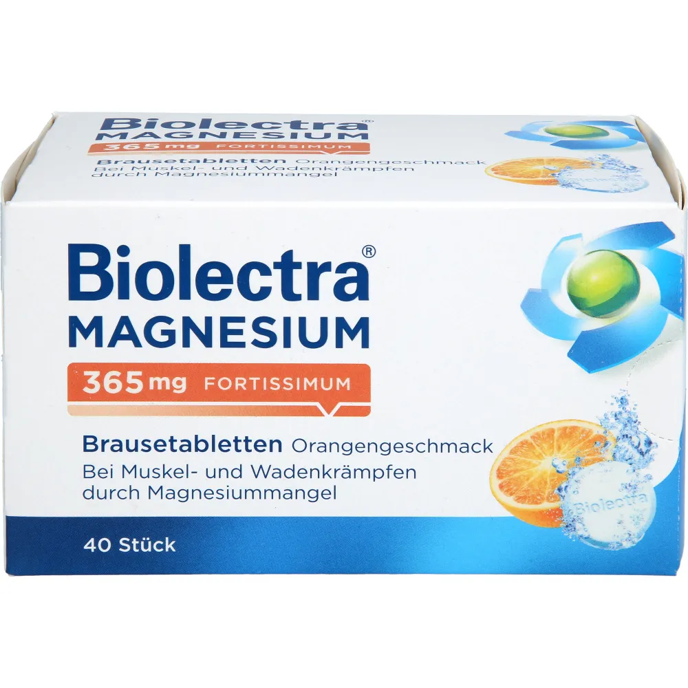 Biolectra Magnesium 365 mg fortissimum Orange 40 St