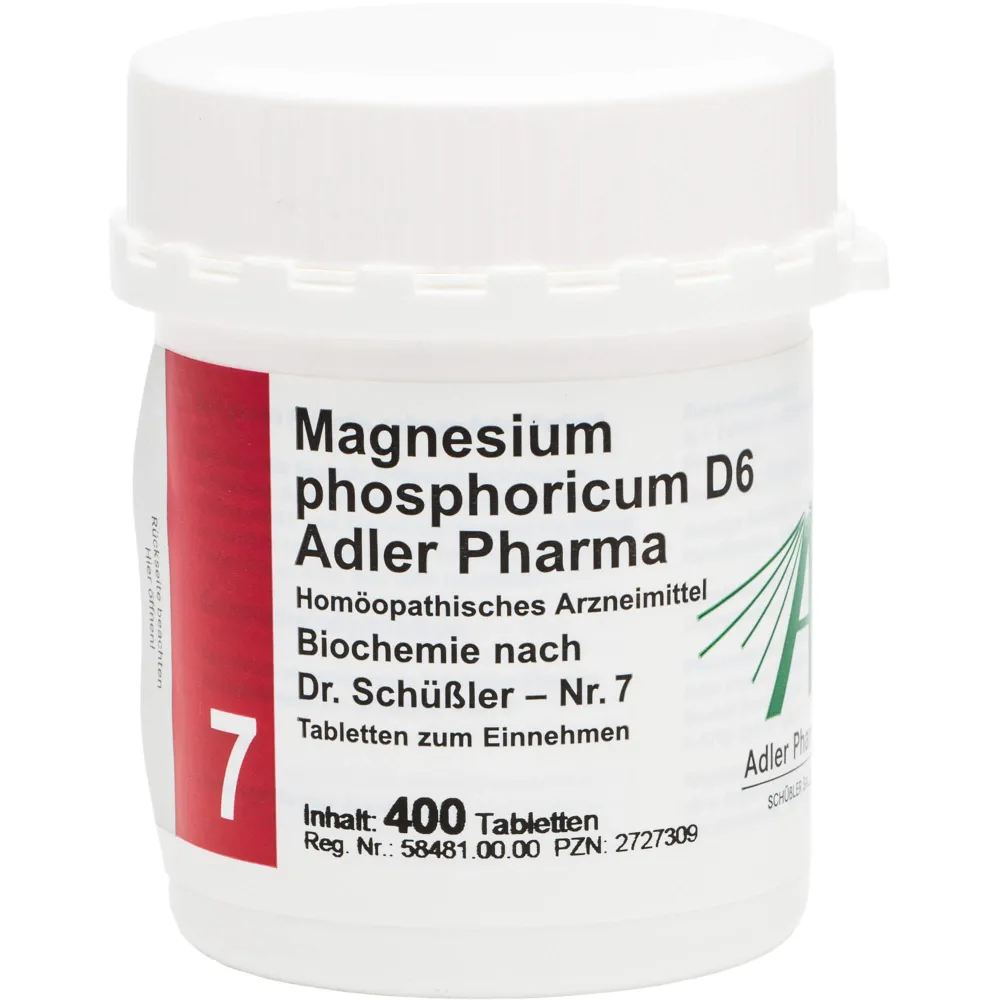 Biochemie Adler 7 Magnesium phosphoricum D 6 Tabl. 400 St