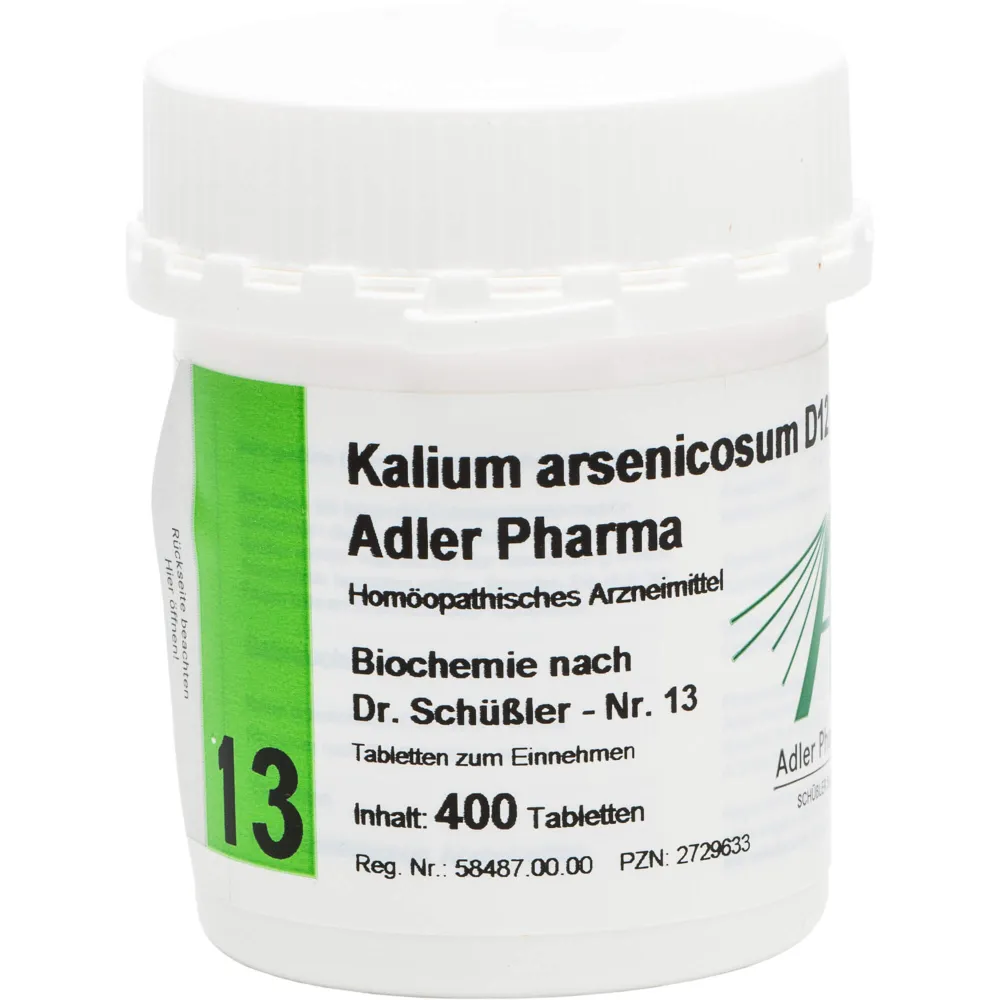 Biochemie Adler 13 Kalium arsenicosum D 12 Tabl. 400 St